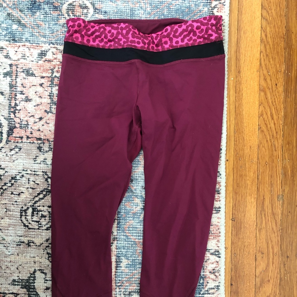 Lululemon crop leggings sz 6
